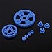 Aramox Plastic Gears Pulley Belt Kits Crown Gear Set Robot Motor Toy DIY Parts for Model Making with Model Technology Production (80 Kinds Gear kit)