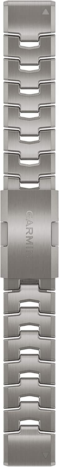 Garmin QuickFit Watch Bands (22mm), suitable for selected fēnix-, epix-, Descent-, D2-, Instinct-, Forerunner- and Approach series smartwatches, Original accessory, Vented Titanium Bracelet