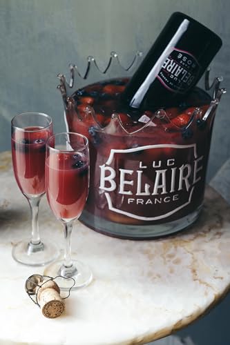 LUC BELAIRE Rare Rosé, französischer Schaumwein aus 3 klassischen Rebsorten, 12,5 % Vol, Cuvée mit Aromen von roten Früchten & Kirschblüte, 0,75 l