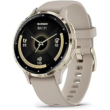 Garmin Venu&reg; 3S, Premium Fitness Smartwatch, 41mm, French Gray | Body Battery&trade; Energy Monitoring, Sleep Coach, Built-In Spo