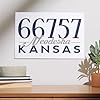 Lantern Press Neodesha, Kansas, 66757 Zip Code (Blue) (12x18 Art Print, Travel Poster Wall Decor) #1
