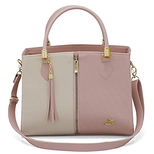 Bolsas Feminina Kit 3 Peças Bolsa Mochila Mais Carteira (Rosa)