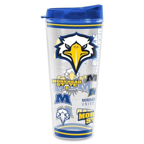Rico Industries NCAA Morehead State Eagles Double Wall 20oz Tritan Tumbler