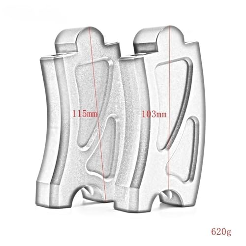 Soporte elevador de manillar 100mm de aluminio mecanizado para Rebel CMX500 CMX300 5