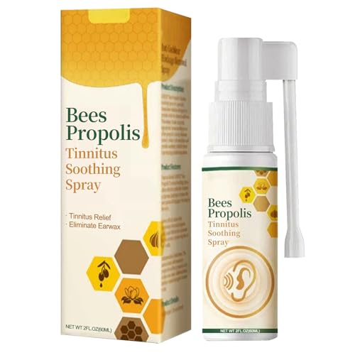 Soulagement des Acouphènes Auriculaires,Acouphènes Spray Nettoyant pour Cérumen,Gouttes Auriculaires pour les Acouphènes Douleurs,1PC