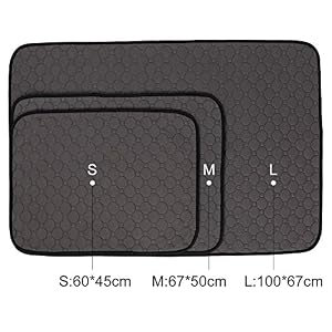 Dog Bed Mat,Waterproof Kennel Pad with Anti Slip Bottom for Small Medium and Large Dogs Cats Washable Pet Mat for Eating Bowls,Dog Cages,Cars Sofa,Grooming, Post-Surgery Recovery,Dog Crate Pad,Grey,M Dog Bed Mat,Waterproof Kennel Pad with Anti Slip Bottom for Small Medium and Large Dogs Cats Washable Pet Mat for Eating Bowls,Dog Cages,Cars Sofa,Grooming, Post-Surgery Recovery,Dog Crate Pad,Grey,M