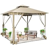 HOTEEL Outdoor Gazebo 10x10 Gazebos on Clearance with...