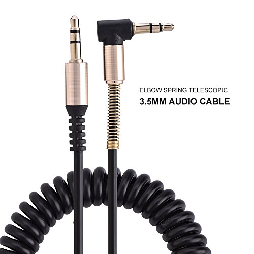 Cable auxiliar Richer-R 3.5mm macho a macho retráctil miniatura 4