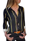 Die Damen Bluse Hemd ist Anzug für den täglichen Gebrauch, Datum, Urlaub, Arbeit, Freizeit, Büroarbeit. Es ist auch Passt gut zu Jeans, Hosen, Leggings und Shorts.