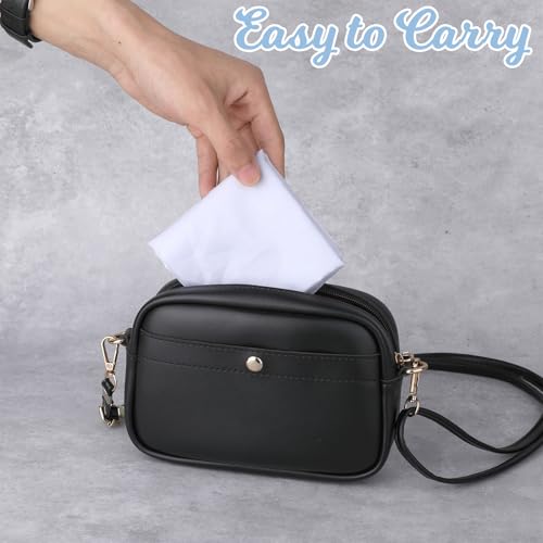 Piriuuo 3 Stück Weiße Herren Taschentücher, Taschentücher aus Bio-Baumwolle Stoff Taschentücher Herren 40 * 40 cm Weiches Taschentuch aus Reiner Baumwolle Kleine Einstecktücher für Frauen und Männer