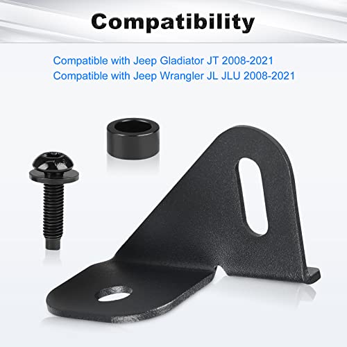 image for SKYJDM Steel Driver Side CB Antenna Mounting Bracket, Car Antenna Hold