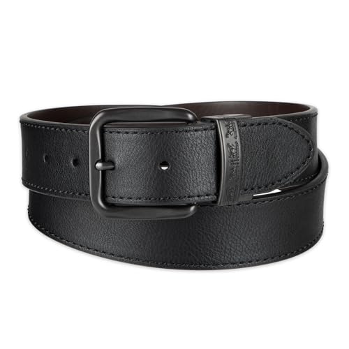 Image of Levi's Leather Men's Levis 40Mm Reversible Belt With Brushed Silver Buckle