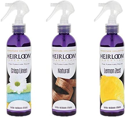 Paquete de 3 esmaltes para muebles (natural sin perfumecáscara de limónlino crujiente)