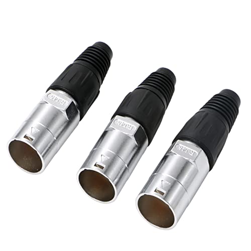 Uonecn Rj45 Connectors Ip65 Ethernet Cable Waterproof Plug Panel Mount Shielded Dust-Proof Led Connector 3 Pcs #TOP3