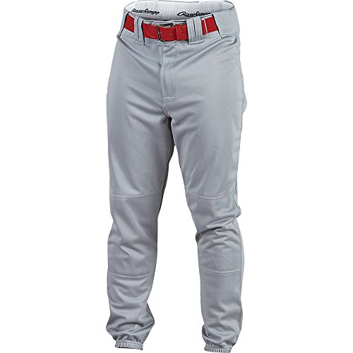 Rawlings Calça masculina de beisebol profissional, Cinza, XXG