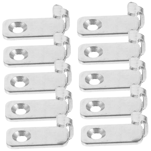 Image of Healifty 20pcs Painting Hangers Hooks Picture Hanging Nails Mirror Clips for Wall Mounting Picture Hanging Tool Frame Hangers Mirror Repair Hardware Poster Hanger Stainless Steel Silver