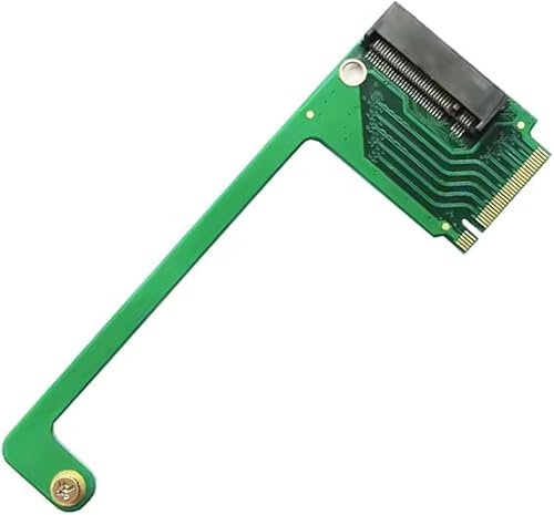 Miniatura 8 de CY Adaptador de tarjeta NVME M-Key 0.866x1.181 in a 0.866x3.150 in Extensión en ángulo SSD Adaptador de actualización compatible con ROG Ally Gaming