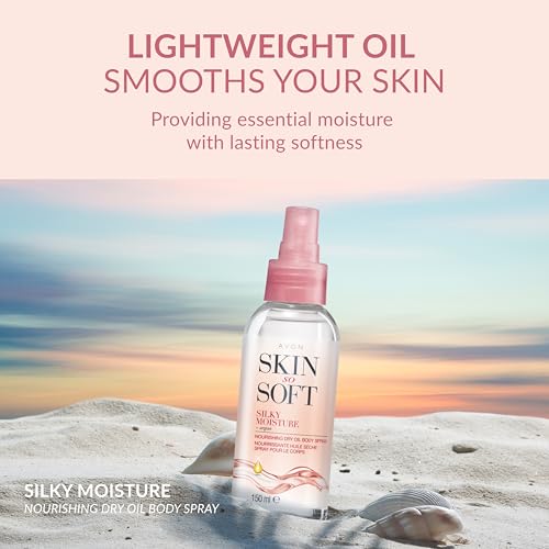 Avon Skin So Soft Silky Moisture Nourishing Dry Oil Spray 150ml | Locks in Moisture | Formulated with Argan Oil | Quick Dry Formula | Cruelty Free - Image 6