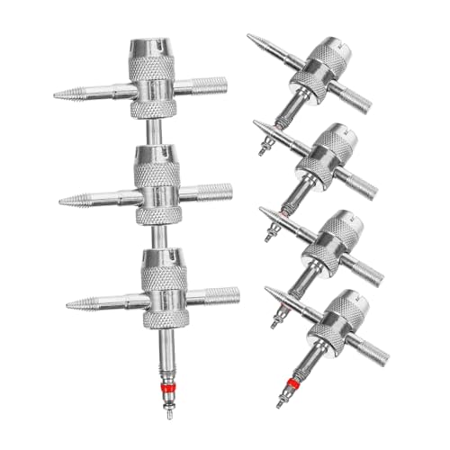 FUNOMOCYA Compact Lightweight Tire Repair Kit 7pcs Car Valve Core Remover Standard Tire Repair Tools Motorcycle Vehicle Kit