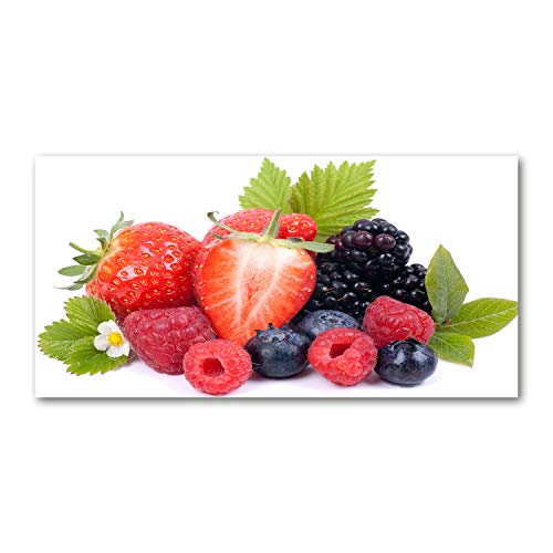 Tirages sur toile fruits de la forêt pour habiller un grand mur vide
