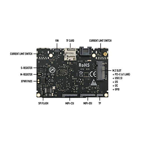 Khadas Single Board Computer, Vim3 Pro Amlogic A311D,Faster Cpu,Neural Processing Unit For A.i.switchable Pcie And Usb 3.0,Dual Independent Displays,Dual Cameras (4+32Gb)+Cooling Fan+New Vim Heatsink #TOP2