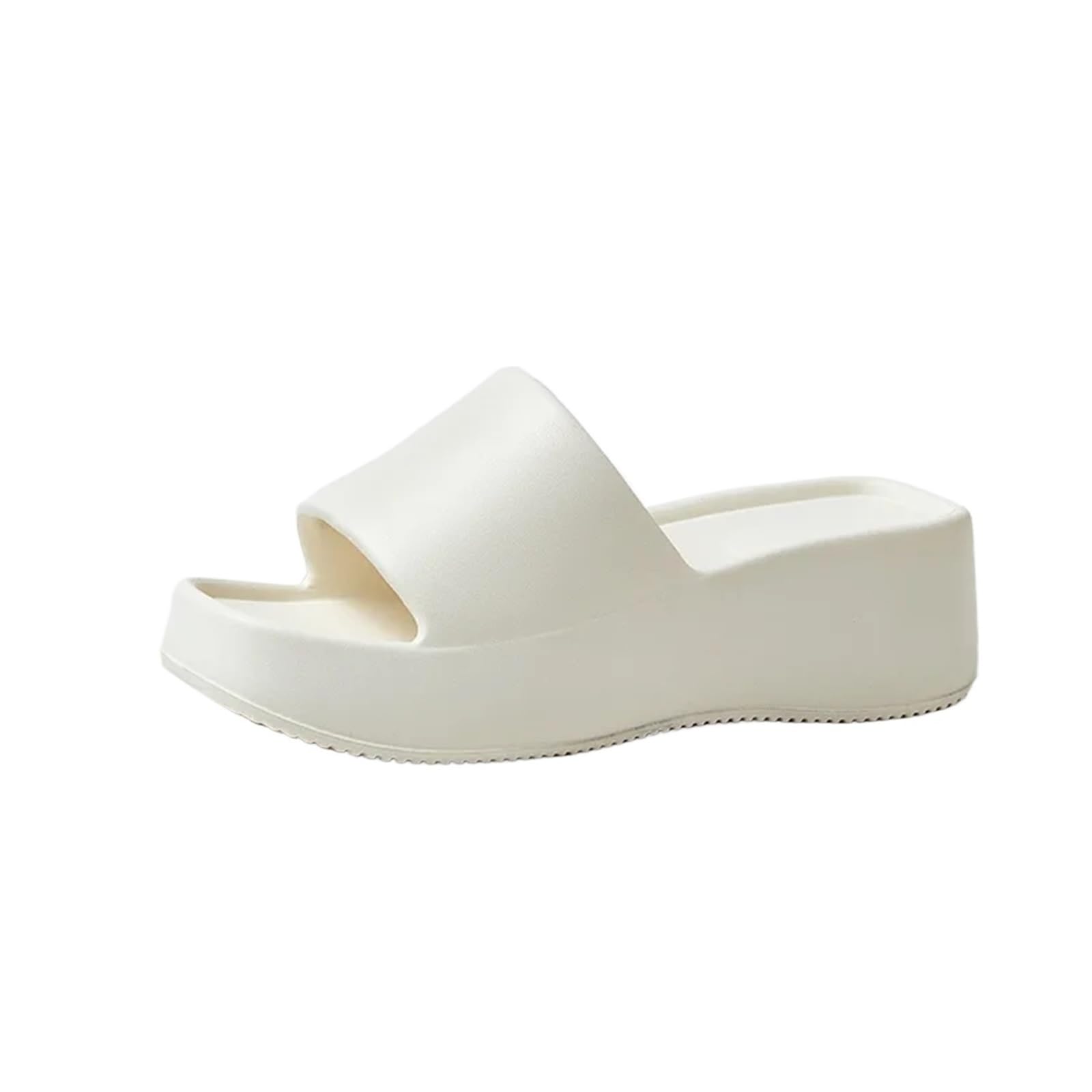 Pantoufles de salle de bain d'été EVA pour femmes avec semelle épaisse de 6 cm