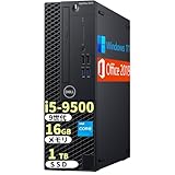 【整備済み品】デスクトップパソコン DELL Optiplex 3070 SFF/Win 11/MS Office 2019/第9世代Corei5-9500/メモリ 16GB/SSD 1TB/無線WIFI/DVDドライブ/USB 3.1/HDMI/DP/初期設定済