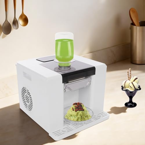Máquina automática de hielo en escamas 280W 110V blanca miniatura 1