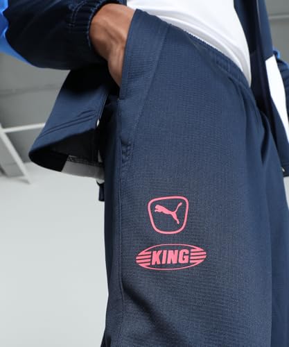 Image of PUMA Men Mid Rise Regular Fit Track Pants