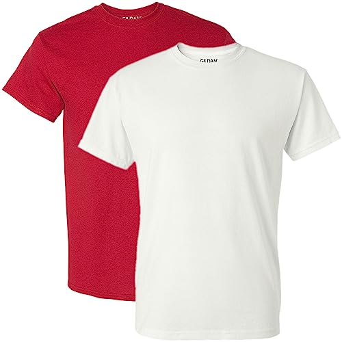 Image of Gildan Adult DryBlend Workwear T-Shirts with Pocket, 2-Pack