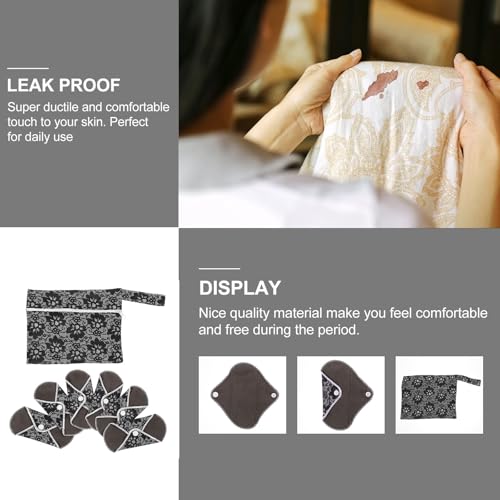 Toallas sanitarias reutilizables de fibra de carbón YARNOW para una absorción segura 6