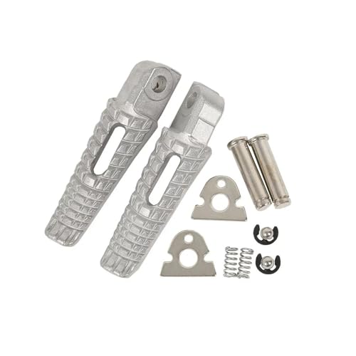 Repose-pieds arrière moto argent antidérapant pour GSX-S1000 SV650 B-KING