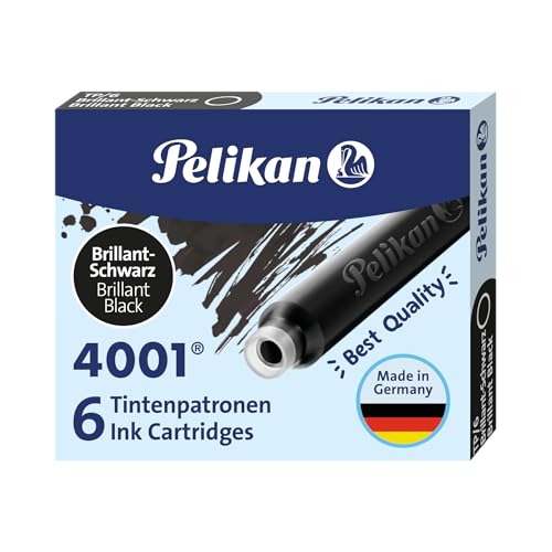 Pelikan 4001 TP/6 Ink Cartridges for Fountain Pens,...