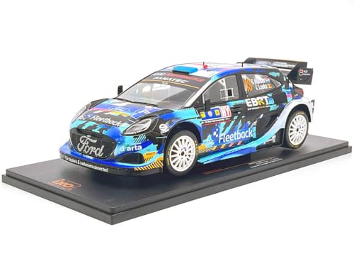 Ixo 1/18 Ford Puma Rally1 Central Europe 2023 miniature de rallye 18RMC188