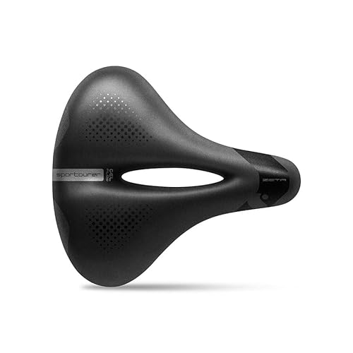 Selle Italia, Zeta Comfort Gel Flow, Cruiser Bike Saddle - For Men And Women, 670G, Black #TOP1