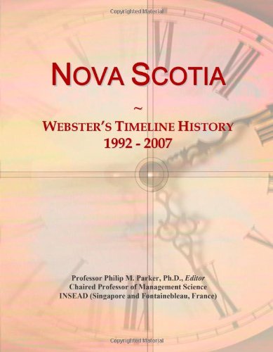 Nova Scotia: Webster's Timeline History, 1992 - 2007