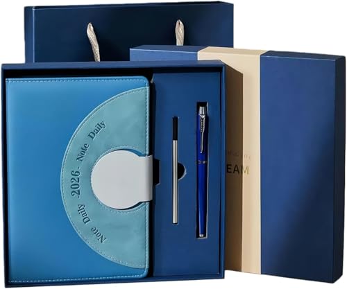 Zdaqian �蒠 �X�P�W���[���� 2026�N 1���n�܂�12���܂œ� 365���蒠 A5 ���L�� �����{ ������ �ƌv�� �M�t�g�{�b�N�X�t�� �m�[�g ���C���f�b�N�X PU���U�[ �����v��{ ���v�� �N�����r���[ �v����� ���ԊǗ� �Ɩ� �V�N�̑��蕨