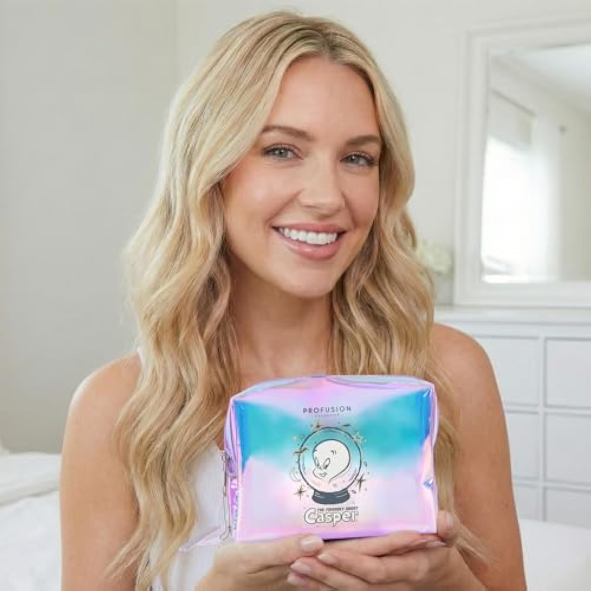 Casper The Friendly Ghost Bag & Glow In The Dark Face Gems