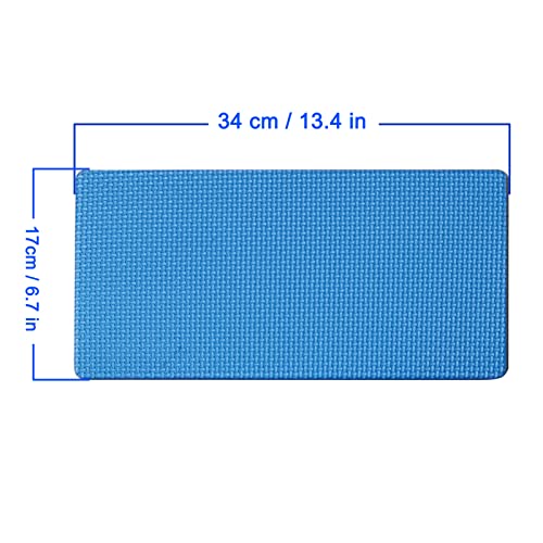Yoga Balance Board Foam Pad Non-Slip Mat For Simply Fit Board 3Pcs Blue #TOP1