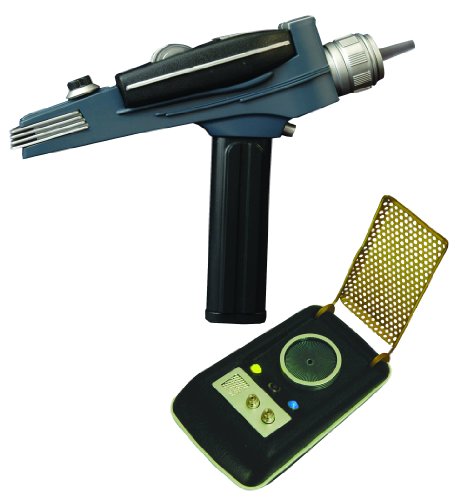 Diamond Select Toys Star Trek: Communicator and Phaser, 2-Pack