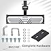 OEDRO Aluminum Towing Hitch Steps for Truck/Car/SUV Vehicles with 2