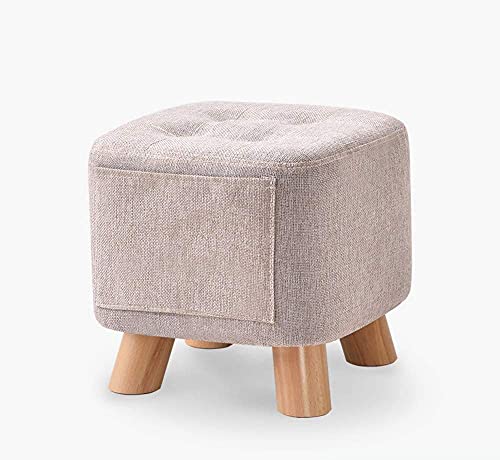Reposapiés de madera resistente banco desenfundable de alta suavidad para salón 2