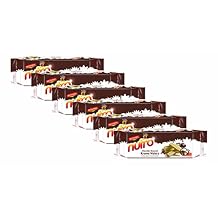 BRITANNIA Nutro Chocolate Cream Wafers 2.64oz 75g - Healthy Breakfast & Tea Time Snacks - Dessert Chocolate Cream Wafer Pack of 6