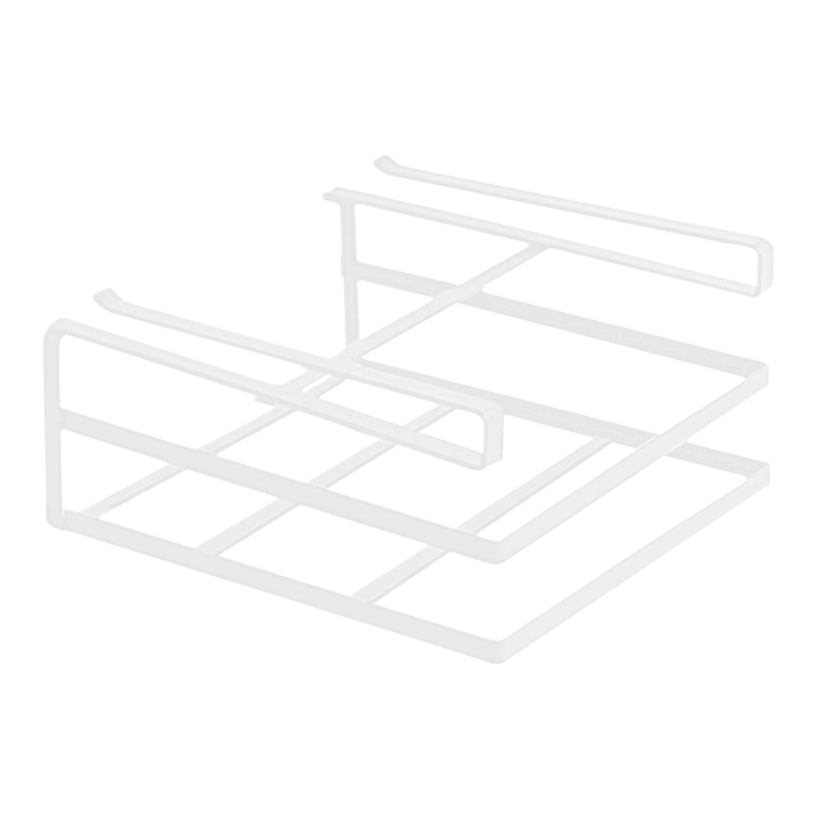 Support métallique sans perçage pour ranger les couvercles encombrants