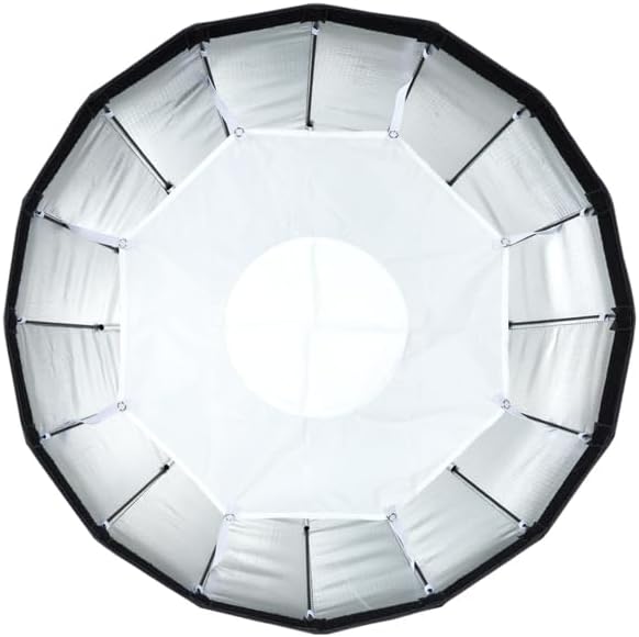 Buff 24" Silver Foldable Beauty Dish Compatible with Paul C. Buff DB800 Flash Unit