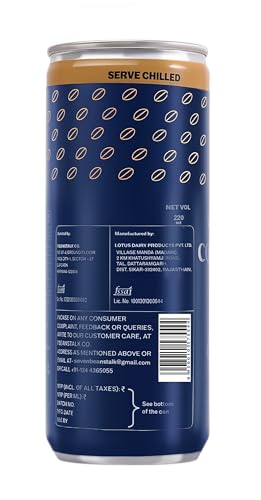 7 Beanstalk Classic Cold Coffee, 220 ml Can| Pack of 6| Rich & Strong Flavour | Made With 100% Single Estate Arabica Coffee & Real Milk| No Added Preservatives| Ready-to-Drink... - Image 3