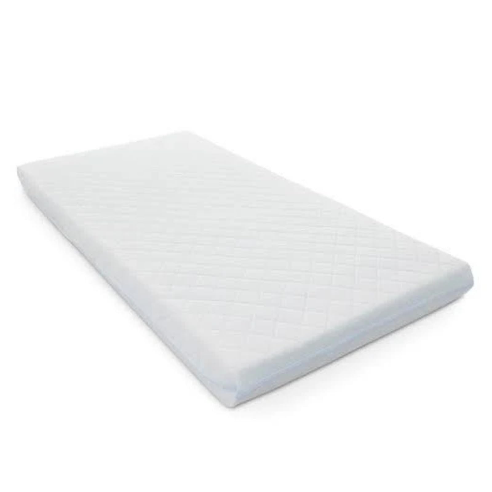 ComfyWise Foam Travel Cot Mattress - Breathable Cot Mattress Quilted Removable & Washable Cover - Cot Bed Mattress Perfect For Crib Mattress - Ideal Use for Toddler Bed (140 x 70 x 7.5cm)