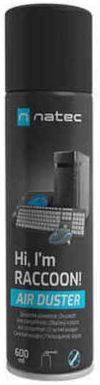 NATEC Raccon Air Compressed 600ml 4 Pack Canned Air Duster NSC-1763