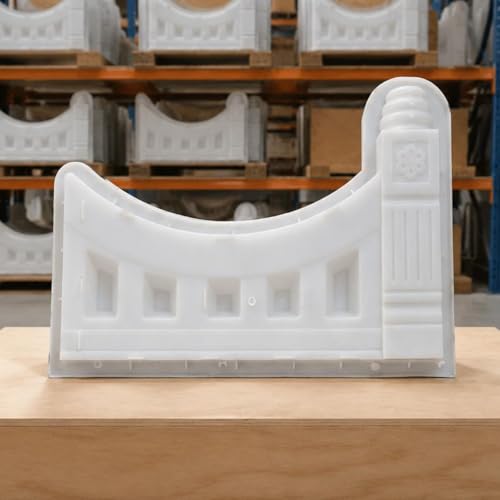 Molde para hormigón Colcolo que soluciona bordes deformes con su sistema de moldeo de 5 secciones 8