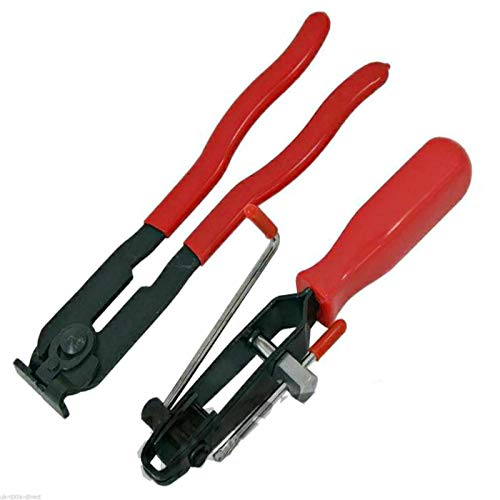 Image of Unibos Set of 2 Heavy Duty CV Joint Set Ear-Type Boot Clamp Pliers Tool